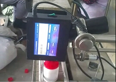 China Expira a impressora a jato de tinta Handheld industrial da data para garrafas plásticas/folha de alumínio fornecedor