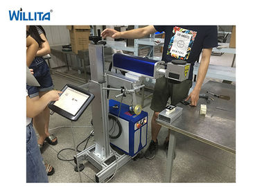 China Precisão alta 0.01mm máquina portátil ótica do marcador do laser da fibra de 30W 50W da mini fornecedor