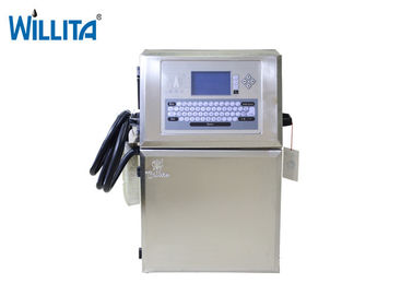 China Máquina de impressão industrial do Inkjet da impressora de matriz do jato do ponto da data de expiração da cópia para o tampão de garrafa plástico fornecedor