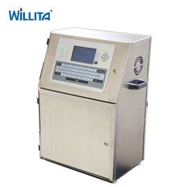 China Máquina automática da impressora do codificador do Inkjet da garrafa de vidro de vinho da indústria dos fármacos para imprimir a data de validade fornecedor